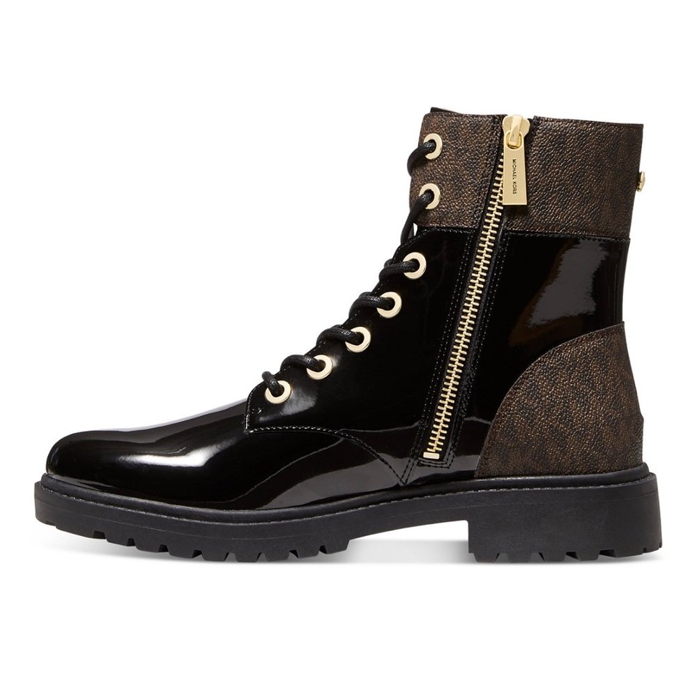 Mk Alistair lace -up lug sole combat boots. - Picture 4 of 5